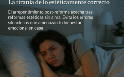 ¿Por qué no puedes dormir bien después de reformar? La tiranía de lo estéticamente correcto